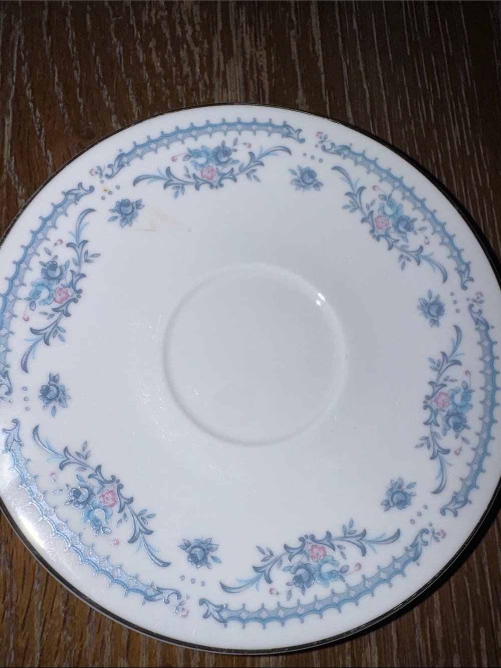 Ekco International Fine China White Porcelain Saucer/trinket/candle holder